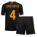 Maillot de foot AS Roma Bryan Cristante #4 Troisième vêtements enfant 2023-24 Manches Courtes (+ pantalon court)